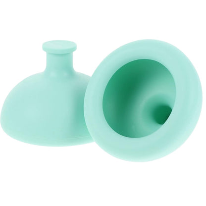 Dispozitiv Terapeutic Sputa, Klevo, Cupa pentru Terapie Toracica, Dispozitiv de Eructare, pentru Sugari si Copii, 7.5 x 6 cm, din Silicon, Verde