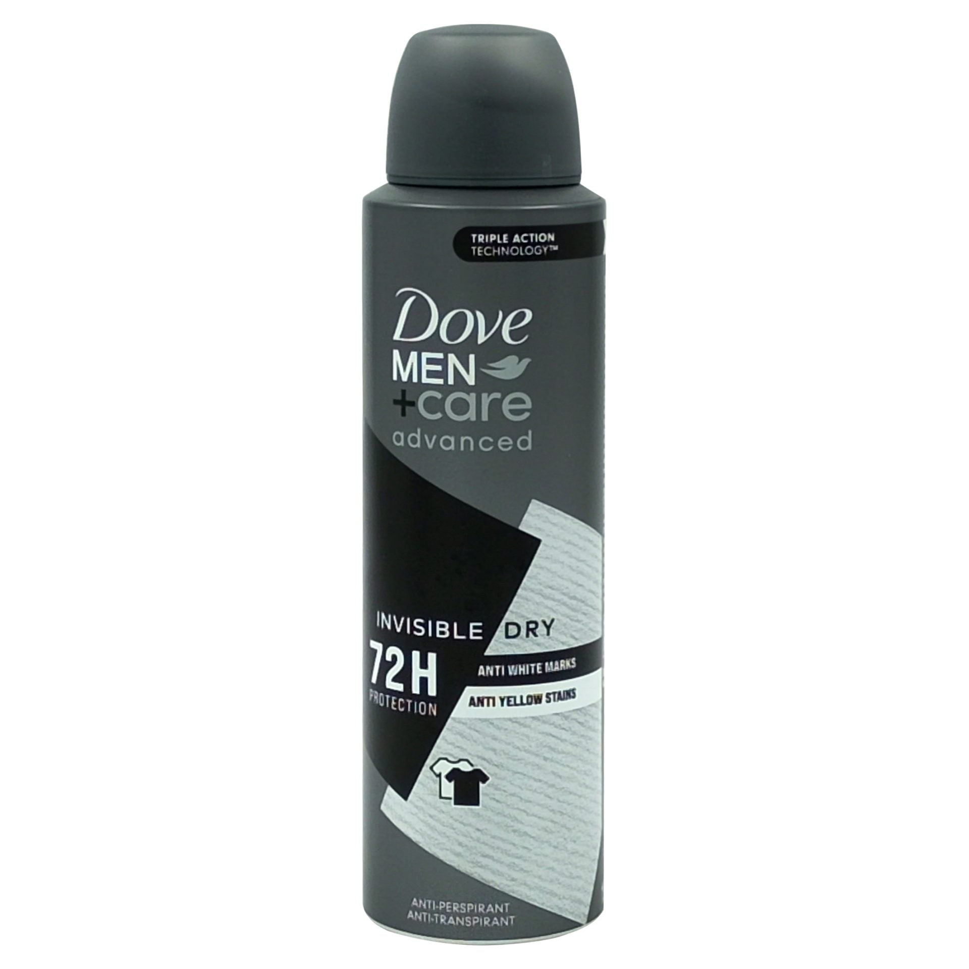 Antiperspirant Deo Spray, DOVE, Men Advanced Care Invisible Dry, 150 ml