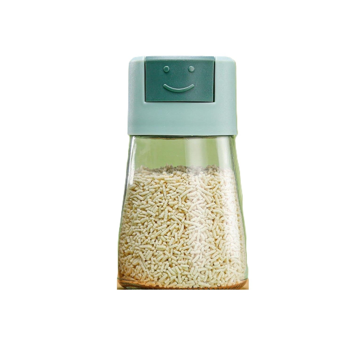 Dozator Condimente, Klevo, din Stilca, 180 ml, Rezistenta la Umidiate, 11.3 x 6.4 cm, Masura 5g, Verde