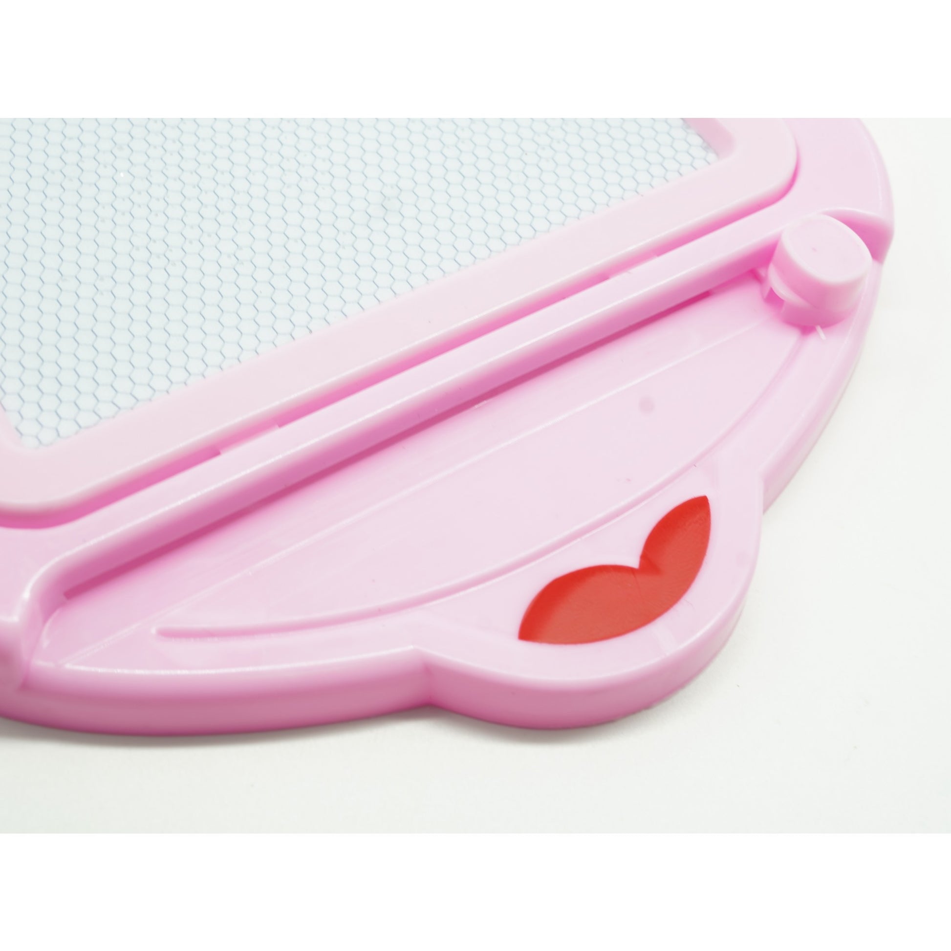 Tabla Magnetica pentru desen Klevo, Pix, forma Soricel, dimensiuni 23x26.5 cm, Dezvolta Creativitatea, Roz
