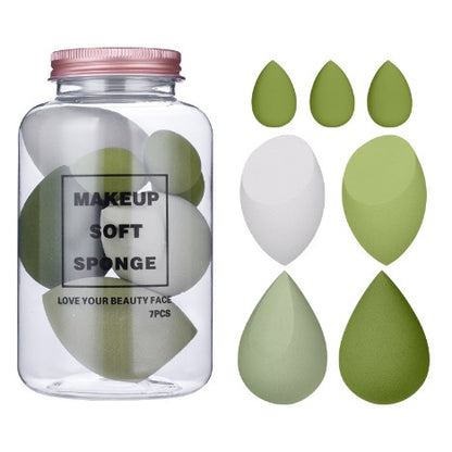 Set Buretei Machiaj, Klevo, Premium, 7 bucati, verde