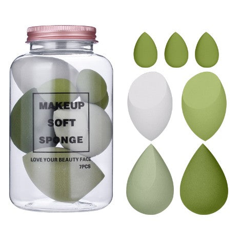 Set Buretei Machiaj, Klevo, Premium, 7 bucati, verde