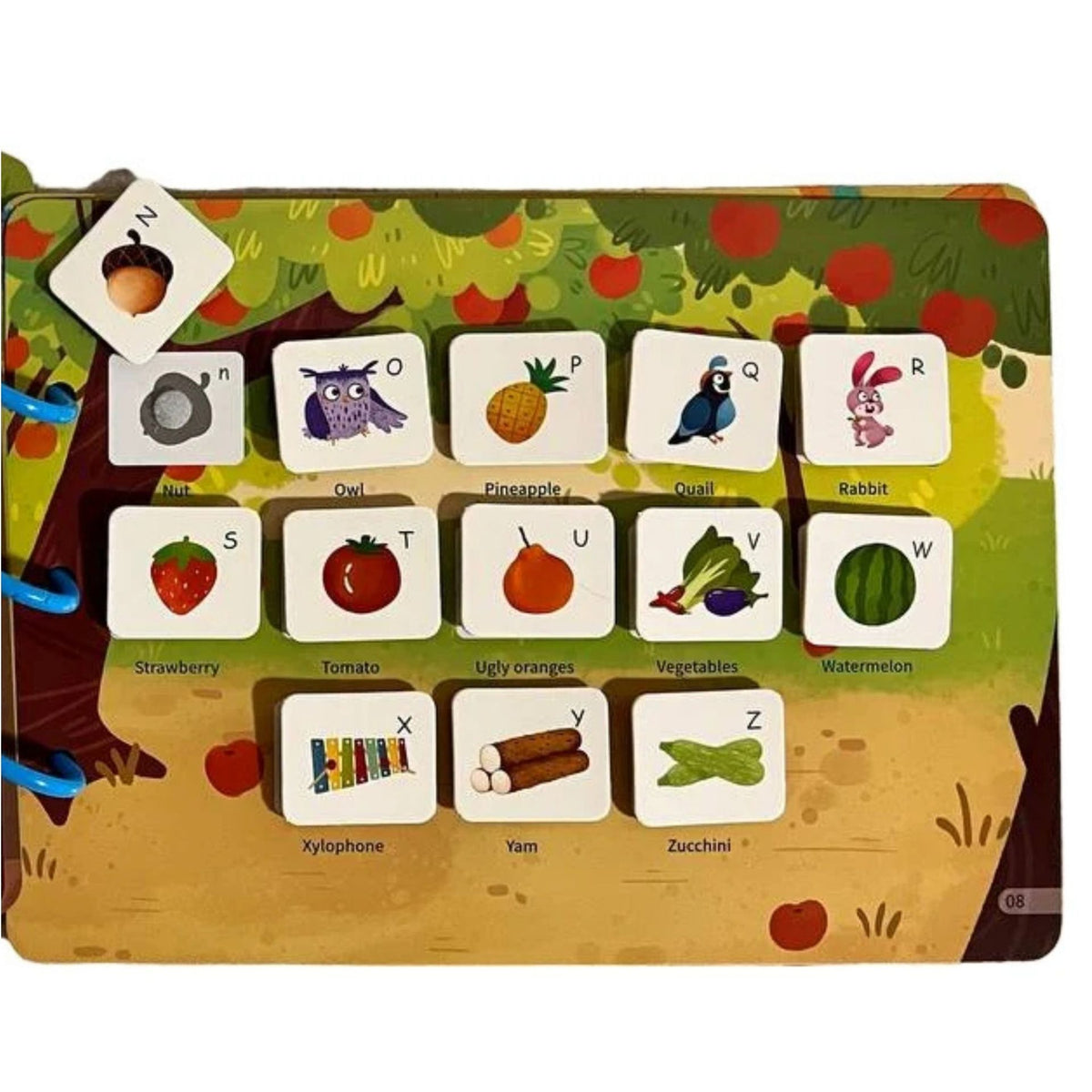 Carte Educativa cu Stickere Reutilizabile, Klevo, Busy Book Senzoriala cu Pagini Interactive , Joc Montessori, Seria ''Viata la Ferma'', Dezvolta Motricitatea Fina si Logica, Carte pentru Invatare Timpurie, 3 ani, Multicolor