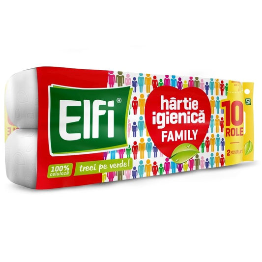 Elfi Hartie Igienica 10ROLE 2STR Family