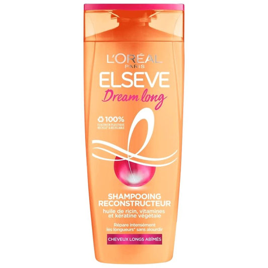 Sampon, ELSEVE, Dream Long Reparator Keratina Vitamine Ulei de Ricin, 250 ml