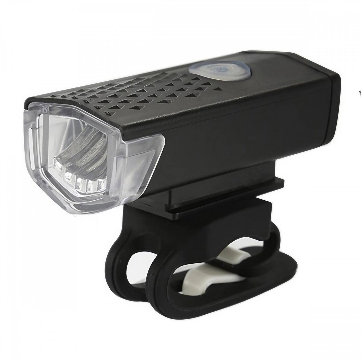 Far cu LED proiector pentru bicicleta\trotineta, Klevo, reincarcabil, cablu USB inclus, 3 moduri de lumina, IPX4, Negru, 6.5x2.9x2.3 cm
