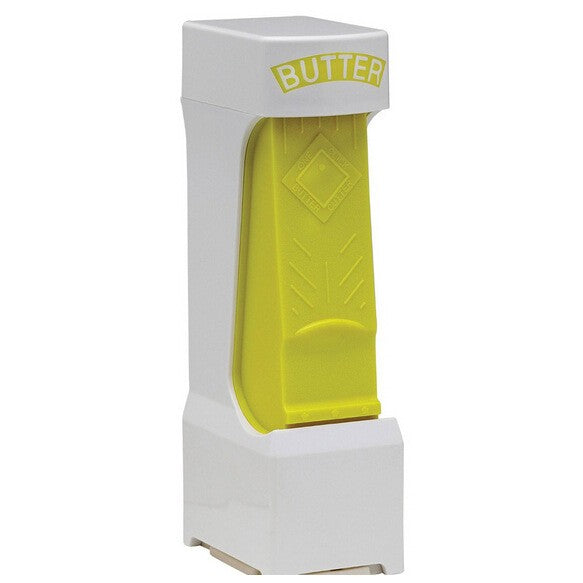 Feliator manual de unt Klevo, material plastic, design usor si practic, 20x6x8.5 cm, Butter Cutter, alb