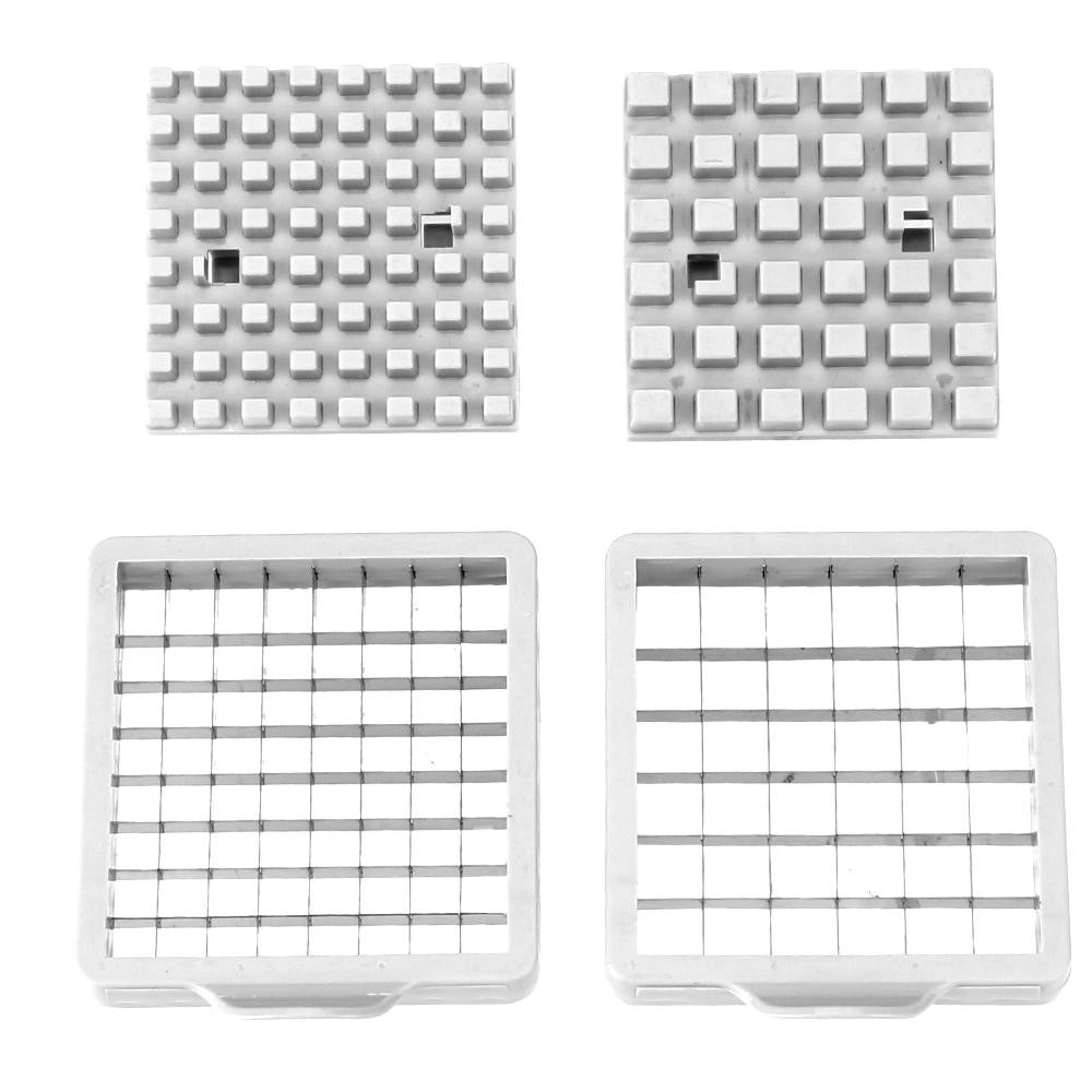 Feliator manual Klevo, pentru cartofi pai si legume, din inox, cu 2 dimensiuni de feliere, 25.5 x 11.7 cm, argintiu