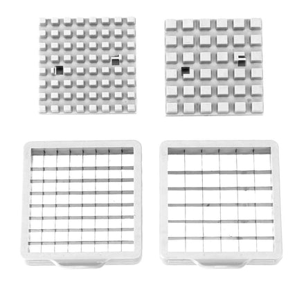 Feliator manual Klevo, pentru cartofi pai si legume, din inox, cu 2 dimensiuni de feliere, 25.5 x 11.7 cm, argintiu