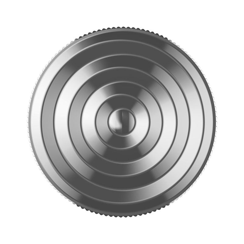 Fidget Spinner Titirez Anti Stress, Klevo, Tip Pandativ / Breloc, Ondulatii Mari, Otel Inoxidabil, 30x30x8 mm, Argintiu