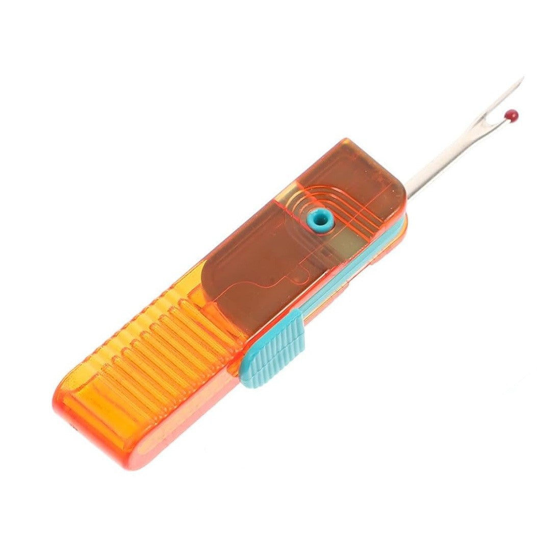 Dispozitiv pentru Descusut, Klevo, Taietor de Etichete, 1.7 x 7 cm, Pliabil, din Plastic, Albastru/Portocaliu