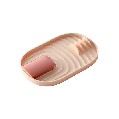 Suport Pliabil, Klevo, pentru Capace, Linguri, Multifunctional, Plasare pe Blatul de Bucatarie, 11.5 x 18 x 2.2 cm, Roz