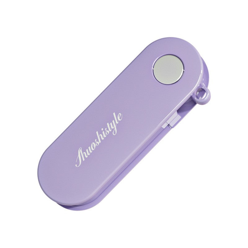 Peeler pentru Legume si Fructe, Klevo, 3.6 x 9.1 cm, Multifunctional, Curatator Pliabil, din ABS si Otel Inoxidabil, Mov