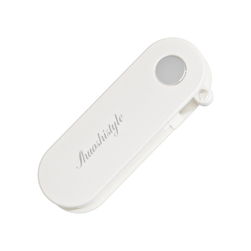 Peeler pentru Legume si Fructe, Klevo, 3.6 x 9.1 cm, Multifunctional, Curatator Pliabil, din ABS si Otel Inoxidabil, Alb