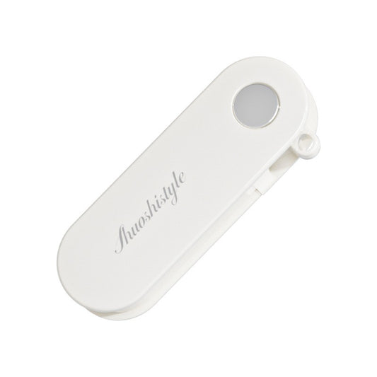 Peeler pentru Legume si Fructe, Klevo, 3.6 x 9.1 cm, Multifunctional, Curatator Pliabil, din ABS si Otel Inoxidabil, Alb