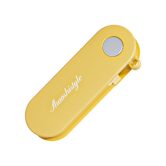 Peeler pentru Legume si Fructe, Klevo, 3.6 x 9.1 cm, Multifunctional, Curatator Pliabil, din ABS si Otel Inoxidabil, Galben