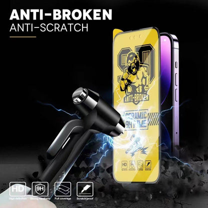 Folie de protectie Ceramica Klevo®, Transparenta HD, 9H, pentru Oppo A78 5G margini negre