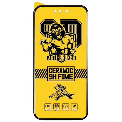 Folie de protectie Ceramica Klevo®, Transparenta HD, 9H, pentru Oppo A78 5G margini negre