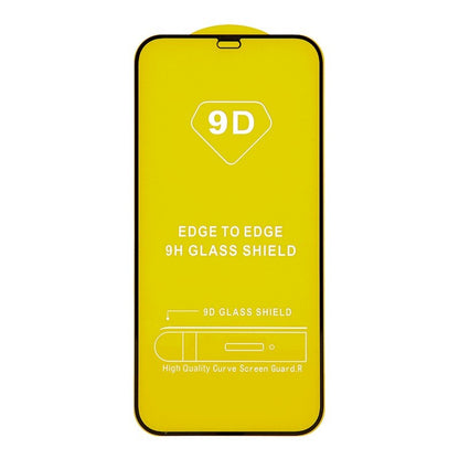 Folie de Protectie, Klevo, pentru Apple iPhone 15, Tempered Glass 9D, Full Cover, HD, Margini Negre, Transparent