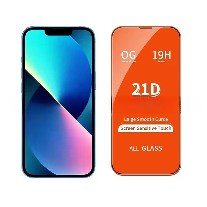 Folie de Protectie, Klevo, pentru Apple iPhone 15, Tempered Glass OG, Full Cover 21D, HD, Margini Negre, Transparent