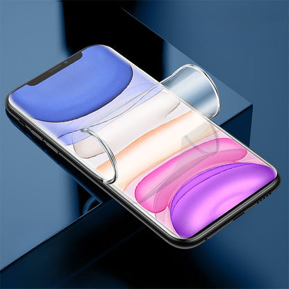 Folie de Protectie, Klevo, pentru iPhone 15 Pro, Flexible Hidrogel Mat, Full Cover, Reparare Automata, Transparent