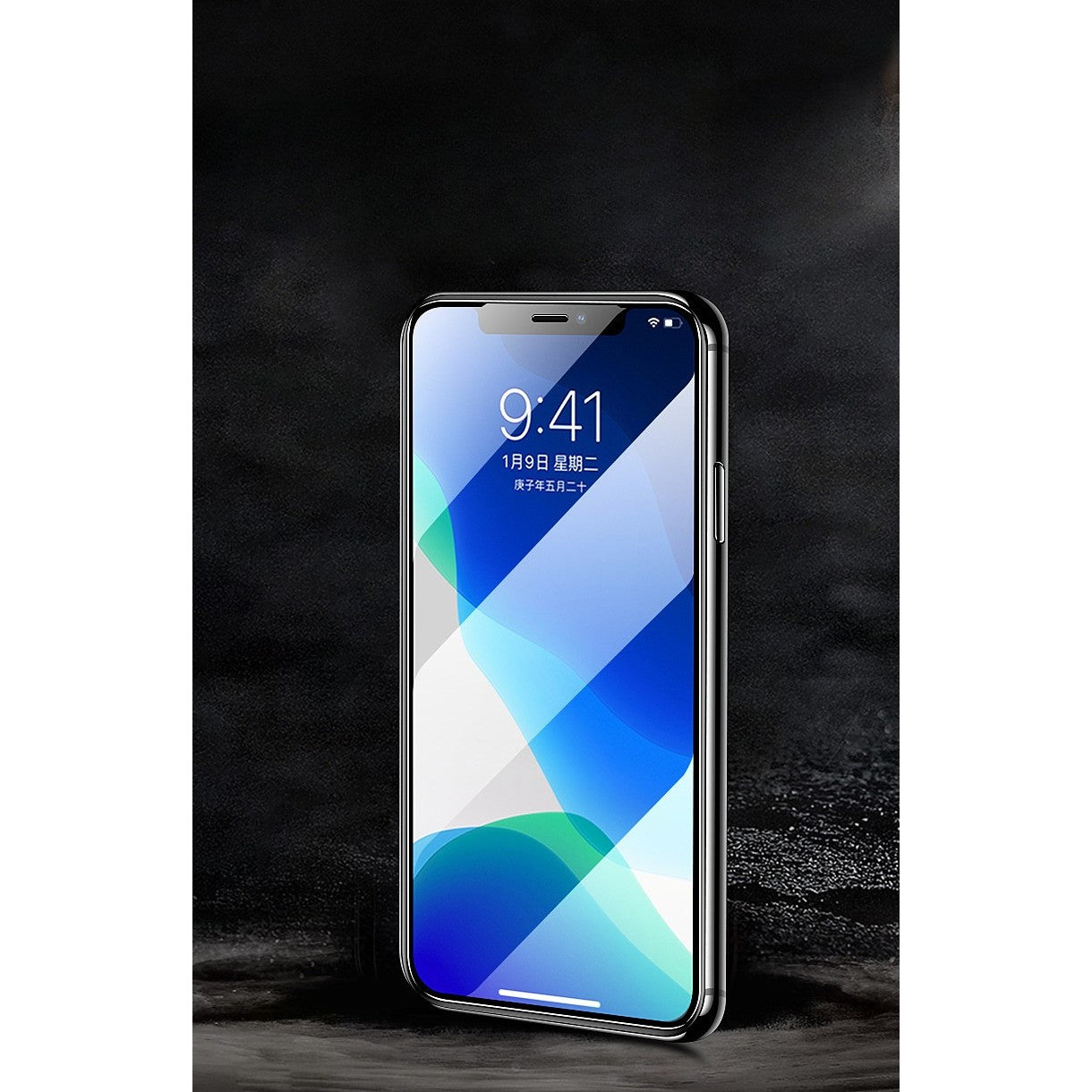 Folie de Protectie, Klevo, pentru iPhone 15 Pro Max, Tempered Glass 2.5D, Full Cover, HD, 9H, Transparent