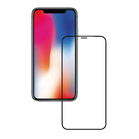 Folie de Protectie, Klevo, pentru iPhone 15, Tempered Glass, HD, Acoperire Completa, Protectie Anti-Praf pentru Difuzor, Margini Negre, Transparent