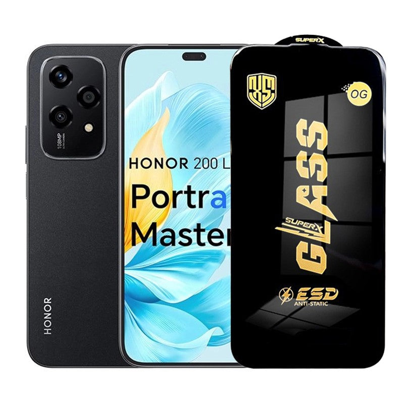 Folie de Protectie pentru Honor 200 Lite, Klevo, Sticla Securizata ESD, Margini Negre, Rezistenta la Zgirieturi, Antistatica, 0.35 mm, Transparenta