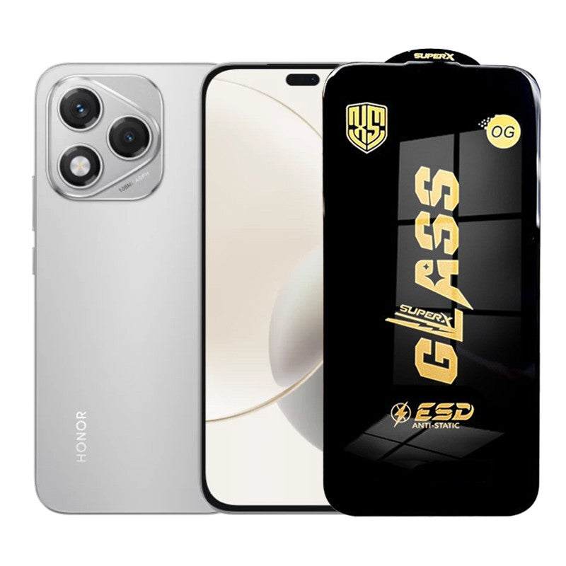 Folie de Protectie pentru Honor 400 Lite, Klevo, Sticla Securizata ESD, Margini Negre, Rezistenta la Zgirieturi, Antistatica, 0.35 mm, Transparenta