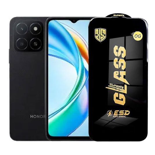 Folie de Protectie pentru Honor X5b Plus, Klevo, Sticla Securizata ESD, Margini Negre, Rezistenta la Zgirieturi, Antistatica, 0.35 mm, Transparenta