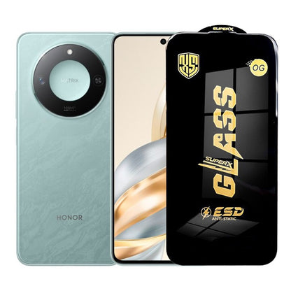 Folie de Protectie pentru Honor X60, Klevo, Sticla Securizata ESD, Margini Negre, Rezistenta la Zgirieturi, Antistatica, 0.35 mm, Transparenta