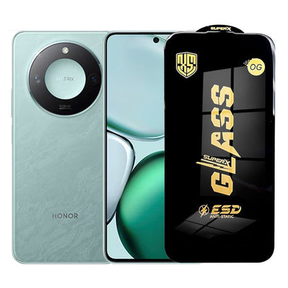 Folie de Protectie pentru Honor X9c Smart, Klevo, Sticla Securizata ESD, Margini Negre, Rezistenta la Zgirieturi, Antistatica, 0.35 mm, Transparenta
