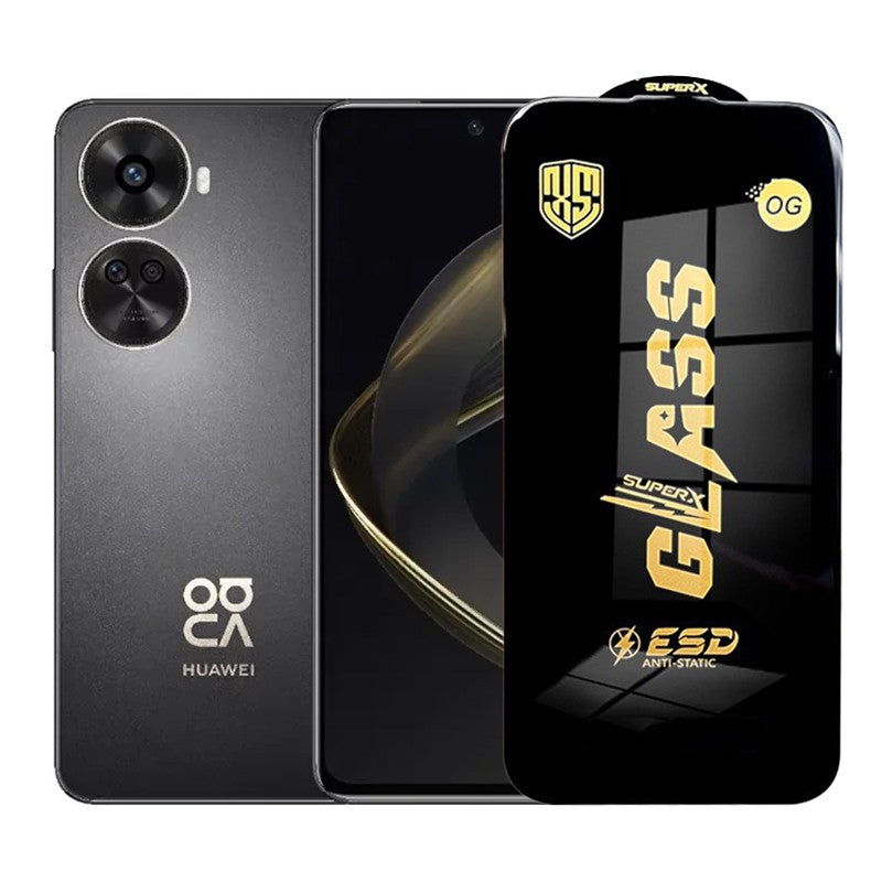 Folie de Protectie pentru Huawei Nova 11 SE, Klevo, Sticla Securizata ESD, Margini Negre, Rezistenta la Zgirieturi, Antistatica, 0.35 mm, Transparenta