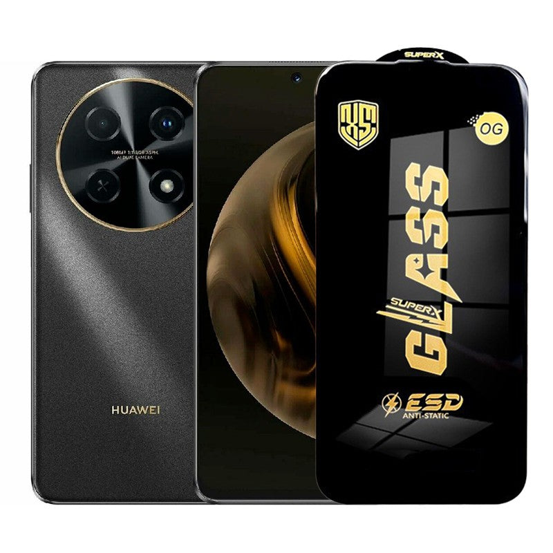 Folie de Protectie pentru Huawei Nova 12 i, Klevo, Sticla Securizata ESD, Margini Negre, Rezistenta la Zgirieturi, Antistatica, 0.35 mm, Transparenta