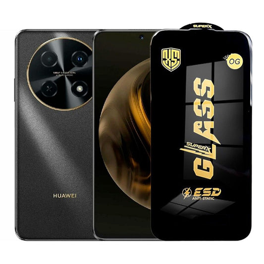 Folie de Protectie pentru Huawei Nova 12 i, Klevo, Sticla Securizata ESD, Margini Negre, Rezistenta la Zgirieturi, Antistatica, 0.35 mm, Transparenta