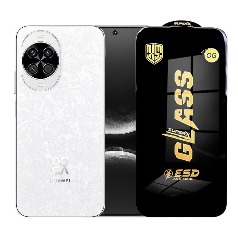 Folie de Protectie pentru Huawei Nova 14, Klevo, Sticla Securizata ESD, Margini Negre, Rezistenta la Zgirieturi, Antistatica, 0.35 mm, Transparenta