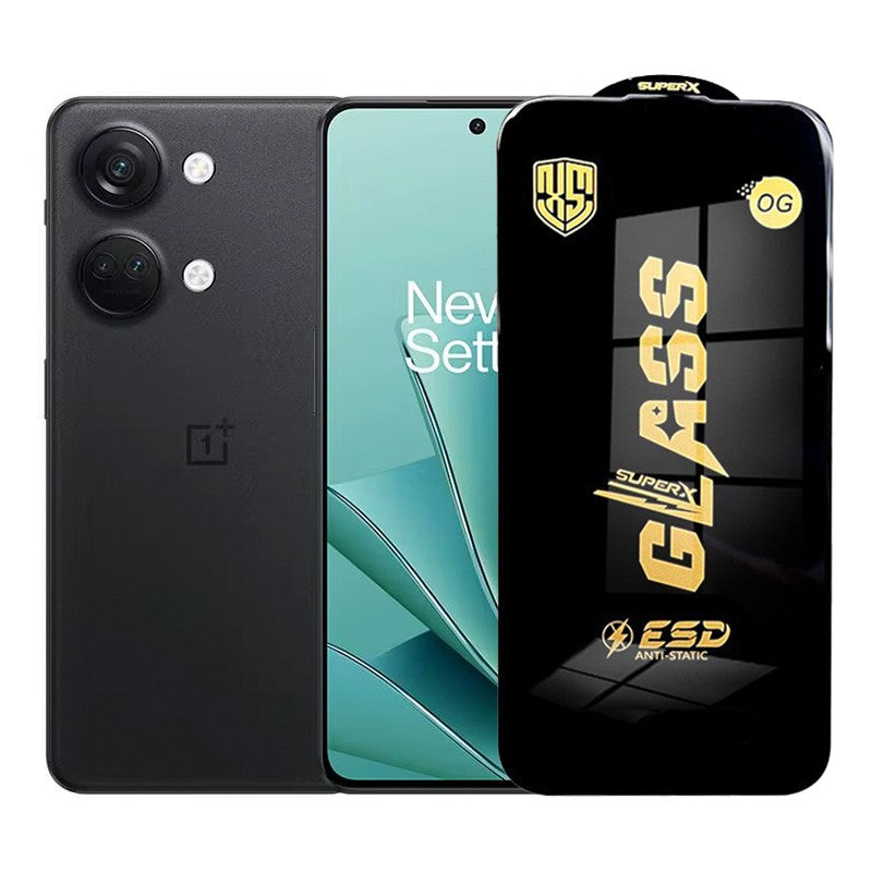 Folie de Protectie pentru OnePlus Ace 2V, Klevo, Sticla Securizata ESD, Margini Negre, Rezistenta la Zgirieturi, Antistatica, 0.35 mm, Transparenta