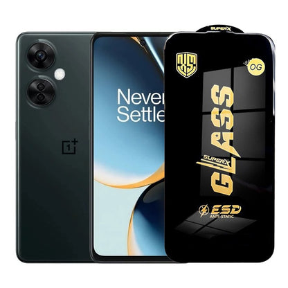 Folie de Protectie pentru OnePlus Nord CE3, Klevo, Sticla Securizata ESD, Margini Negre, Rezistenta la Zgirieturi, Antistatica, 0.35 mm, Transparenta
