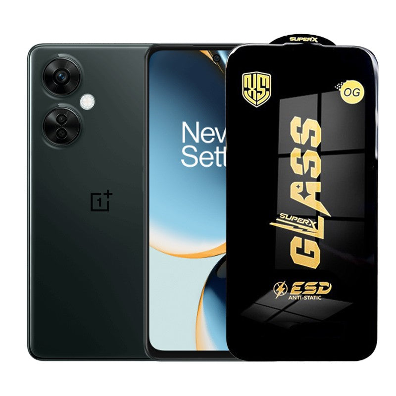 Folie de Protectie pentru OnePlus Nord N30, Klevo, Sticla Securizata ESD, Margini Negre, Rezistenta la Zgirieturi, Antistatica, 0.35 mm, Transparenta