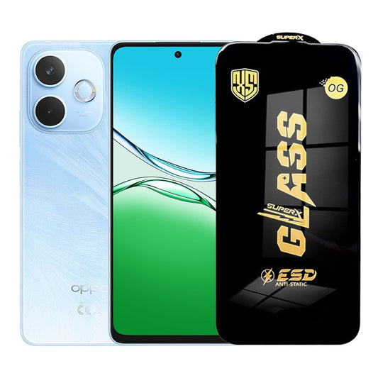 Folie de Protectie pentru Oppo A5 Pro, Klevo, Sticla Securizata ESD, Margini Negre, Rezistenta la Zgirieturi, Antistatica, 0.35 mm, Transparenta