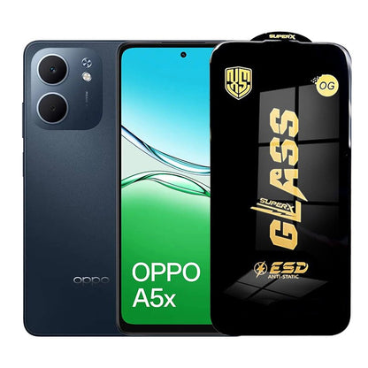 Folie de Protectie pentru Oppo A5x, Klevo, Sticla Securizata ESD, Margini Negre, Rezistenta la Zgirieturi, Antistatica, 0.35 mm, Transparenta