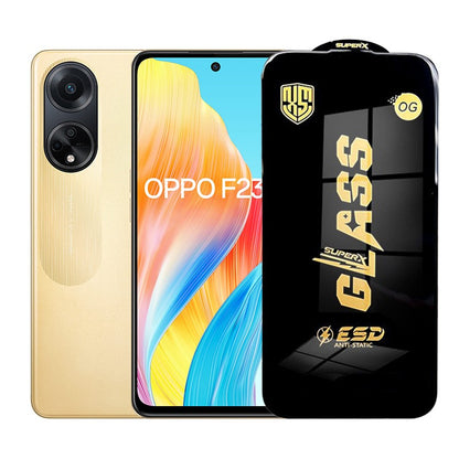Folie de Protectie pentru Oppo F23, Klevo, Sticla Securizata ESD, Margini Negre, Rezistenta la Zgirieturi, Antistatica, 0.35 mm, Transparenta