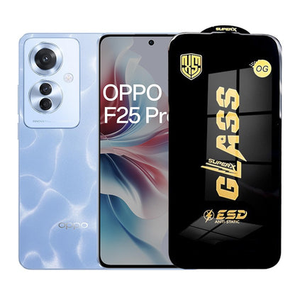 Folie de Protectie pentru Oppo F25 Pro, Klevo, Sticla Securizata ESD, Margini Negre, Rezistenta la Zgirieturi, Antistatica, 0.35 mm, Transparenta