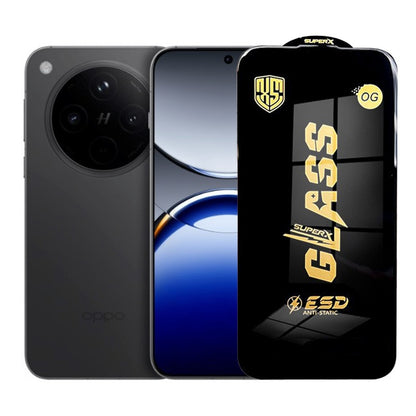 Folie de Protectie pentru Oppo Find X8, Klevo, Sticla Securizata ESD, Margini Negre, Rezistenta la Zgirieturi, Antistatica, 0.35 mm, Transparenta