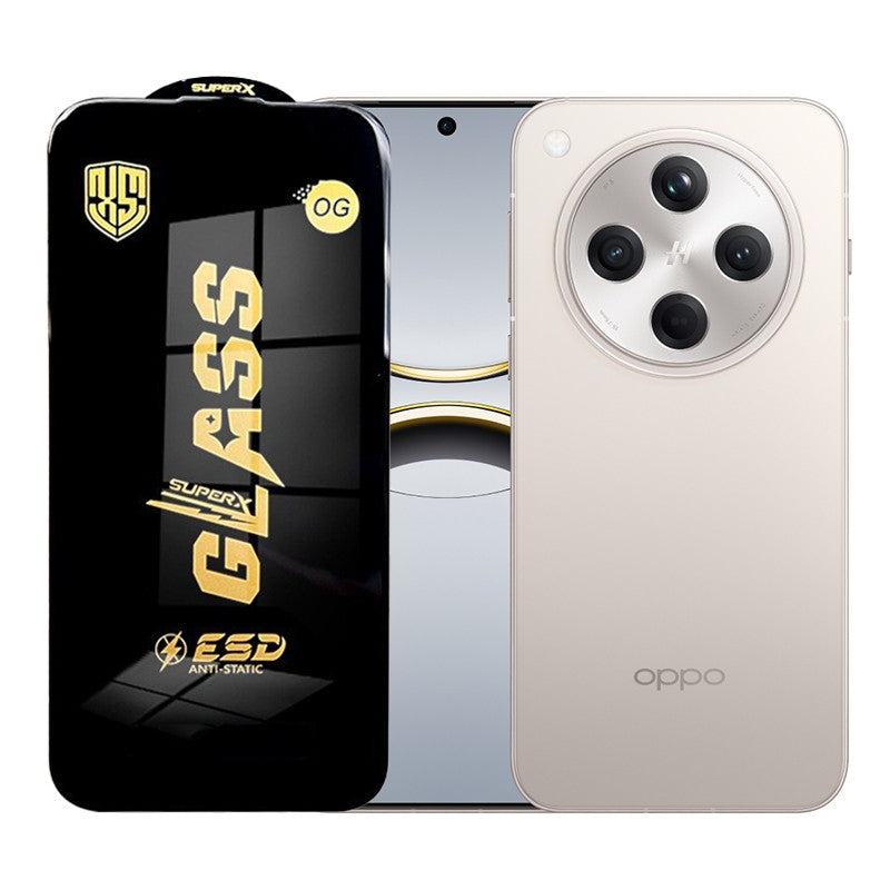 Folie de Protectie pentru Oppo Find X8s+, Klevo, Sticla Securizata ESD, Margini Negre, Rezistenta la Zgirieturi, Antistatica, 0.35 mm, Transparenta