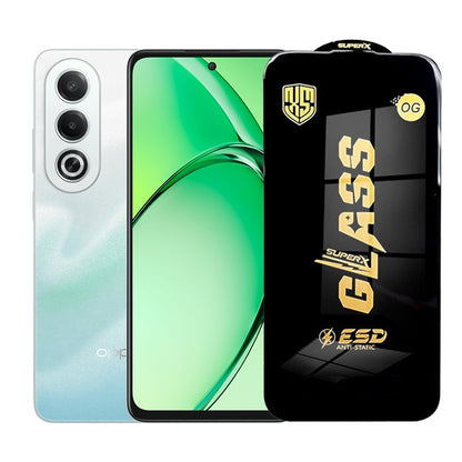 Folie de Protectie pentru Oppo K12x, Klevo, Sticla Securizata ESD, Margini Negre, Rezistenta la Zgirieturi, Antistatica, 0.35 mm, Transparenta