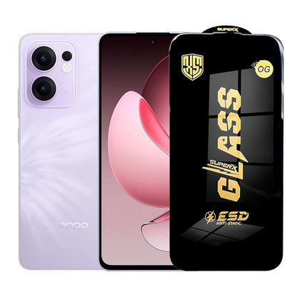 Folie de Protectie pentru Oppo Reno13 F, Klevo, Sticla Securizata ESD, Margini Negre, Rezistenta la Zgirieturi, Antistatica, 0.35 mm, Transparenta