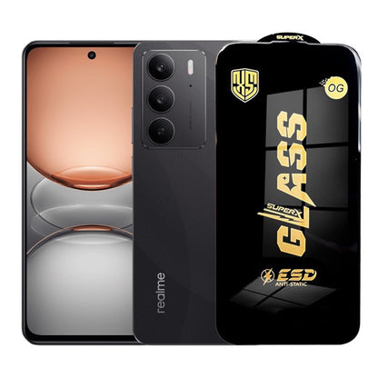 Folie de Protectie pentru Realme C75, Klevo, Sticla Securizata ESD, Margini Negre, Rezistenta la Zgirieturi, Antistatica, 0.35 mm, Transparenta