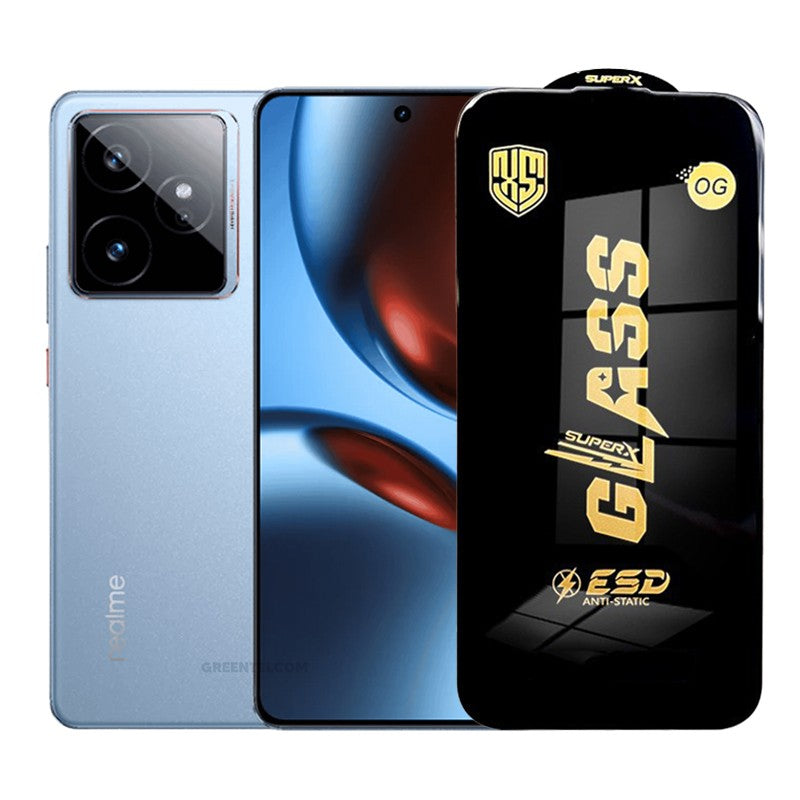 Folie de Protectie pentru Realme GT7, Klevo, Sticla Securizata ESD, Margini Negre, Rezistenta la Zgirieturi, Antistatica, 0.35 mm, Transparenta