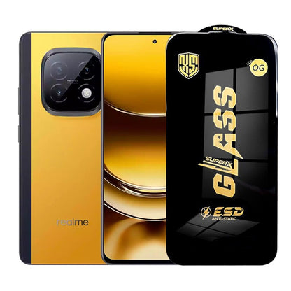 Folie de Protectie pentru Realme Narzo 70 Turbo, Klevo, Sticla Securizata ESD, Margini Negre, Rezistenta la Zgirieturi, Antistatica, 0.35 mm, Transparenta